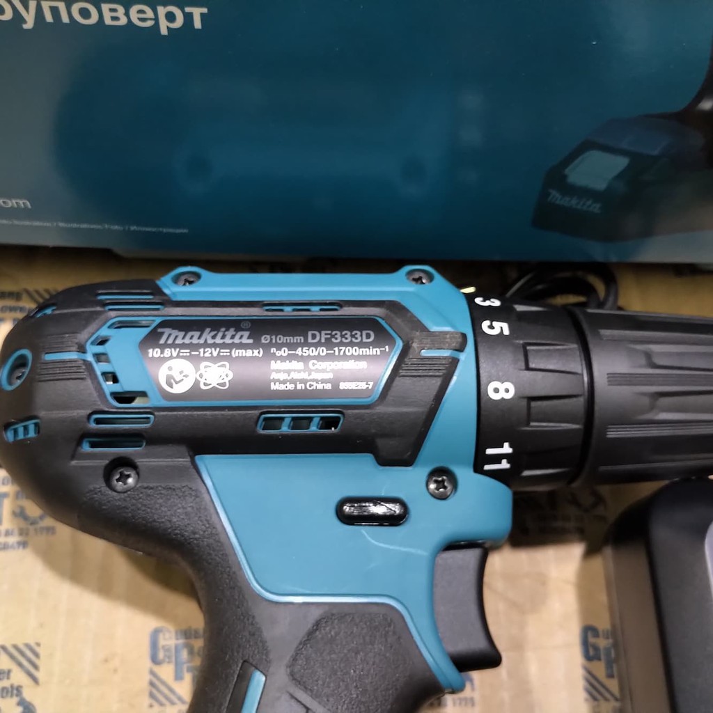 GOYANG HARGA: Mesin Bor Baterai Cordless Drill 12V Makita DF333D 100%ORIGINAL
