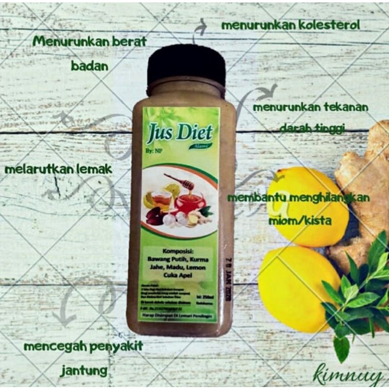 

jus diet NURFA FRESH ukuran 250ml