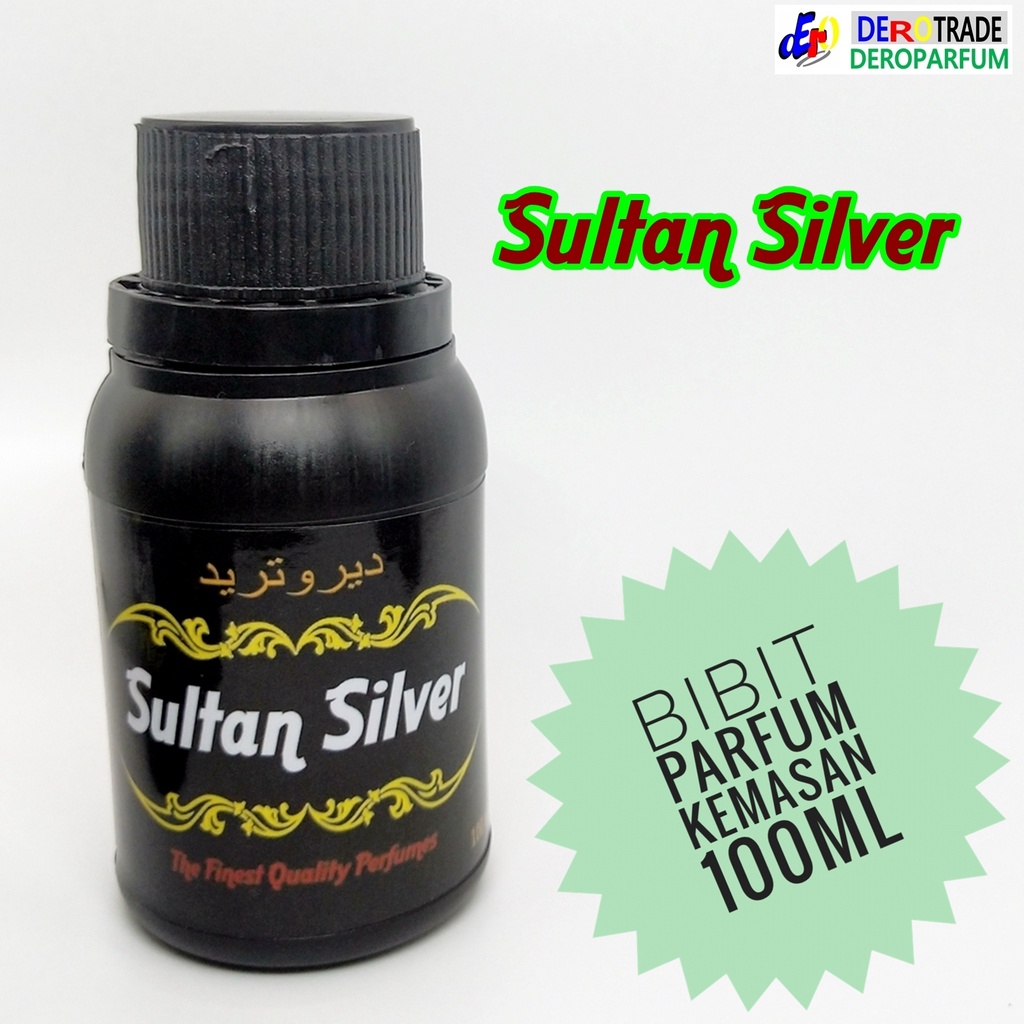 PARFUM SULTAN SILVER 100ML BIBIT MINYAK WANGI SULTON SILVER 100 ML