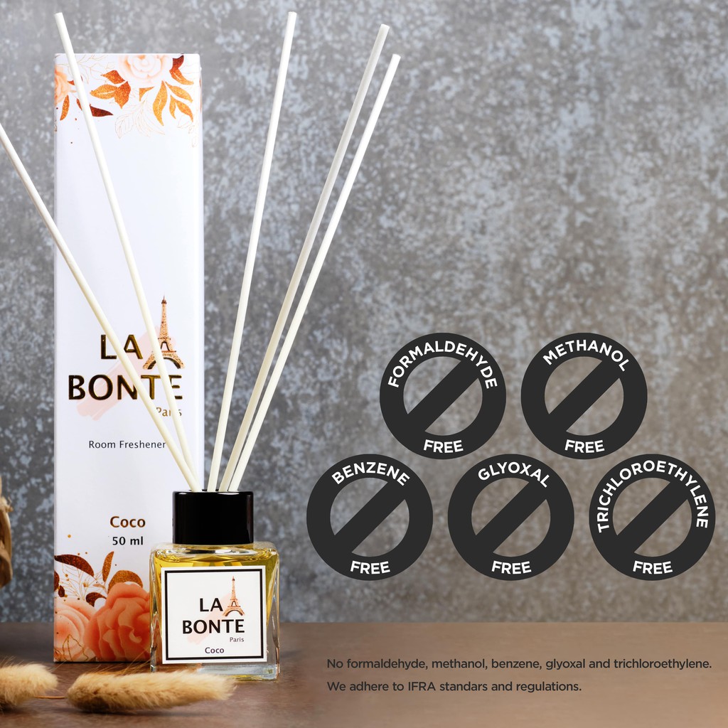 LaBontePARIS PAKET HEMAT ~ A ( 2 Reed Diffuser isi @ 50ml )