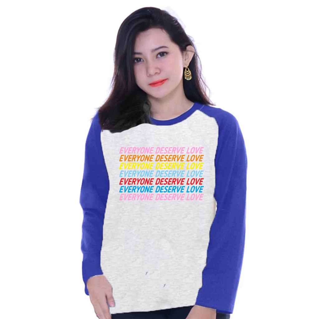 Myco Kaos Raglan | Everyone | Kaos lengan panjang | Ukuran M-L-XL-XXL