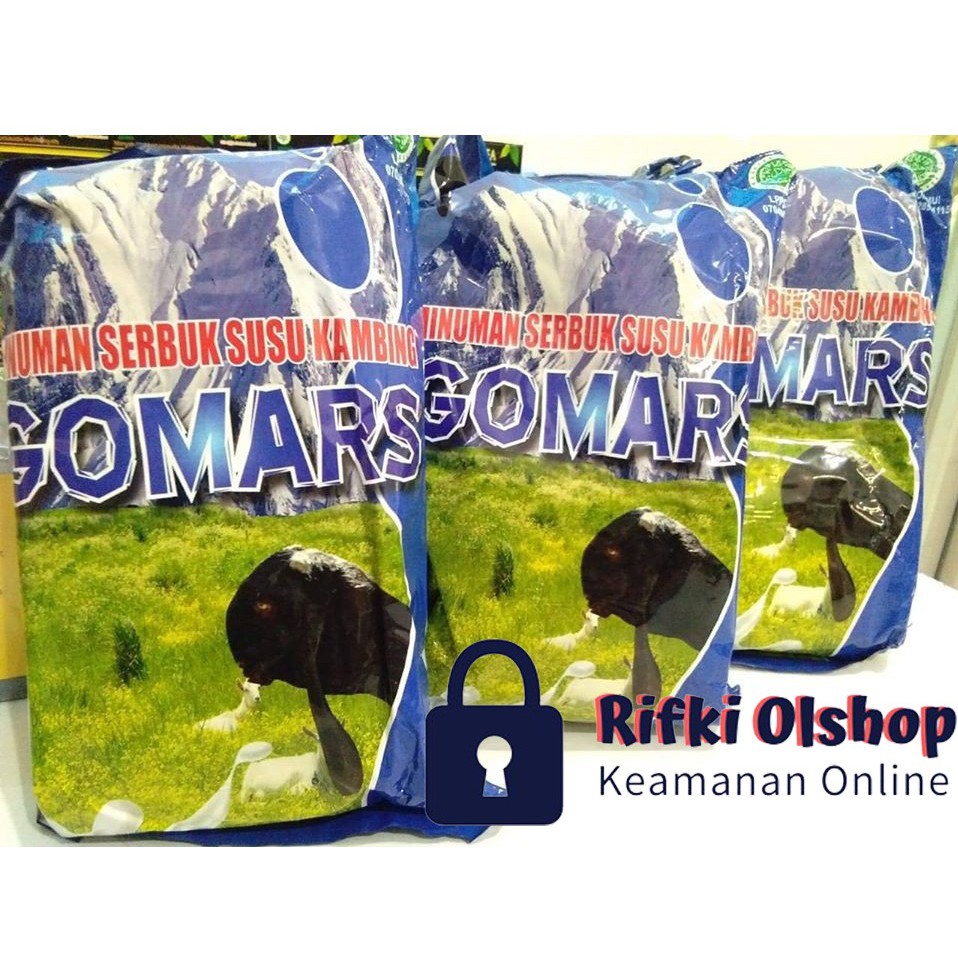 

Susu kambing bubuk gomars sachet