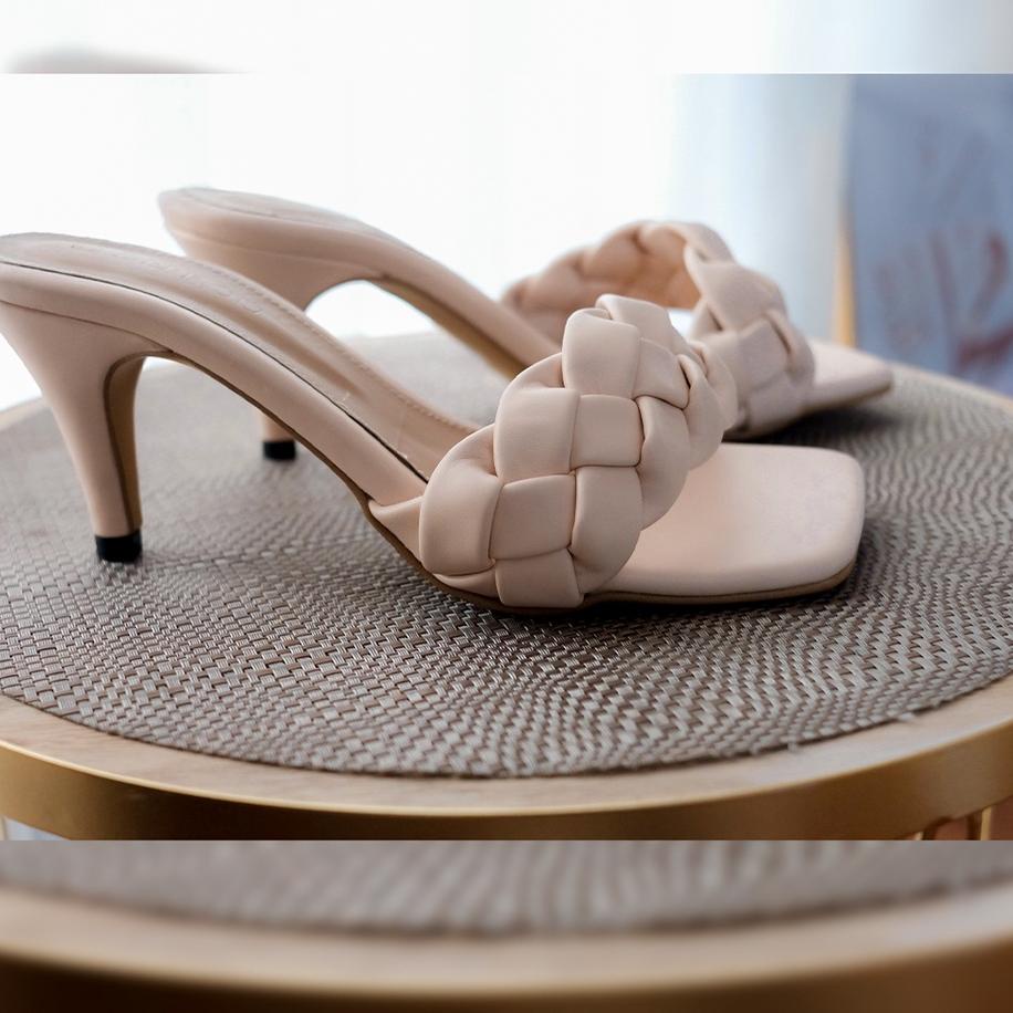 Bagus Dipakai.. Defrou - Hanna / Sepatu Wanita Heels Basic 7cm