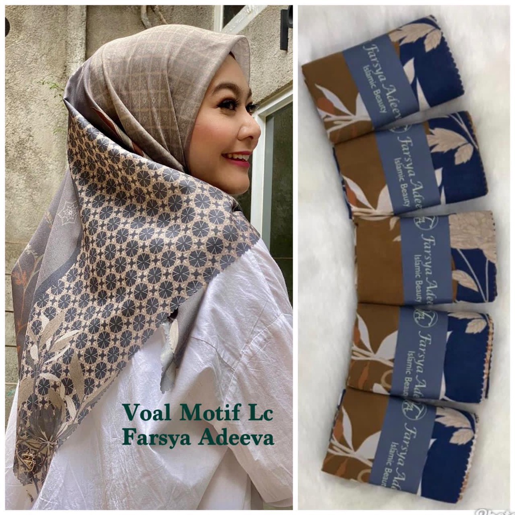 SEGI EMPAT MOTIF TERBARU HIJAB SEGI EMPAT MOTIF DEENAY  LASERCUT  TERMURAH DAN TERLARIS NAYLA HIJA'B-DEENAY ABSTRAK