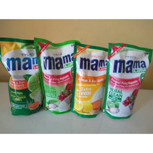 PROMO Mama lemon /lime greentea KEMASAN 780ml (max 3 )