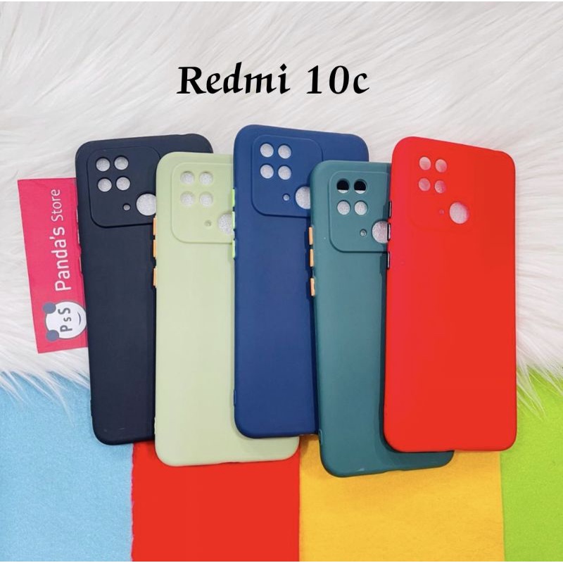 Case Redmi 10C Babycase + Pelindung Kamera, Makaron Full Color (PsS)