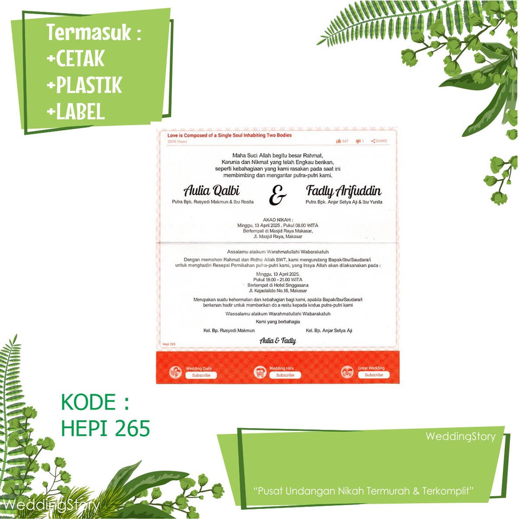 6700 Koleksi Contoh Undangan Mengantar Akad Nikah Terbaik Gratis