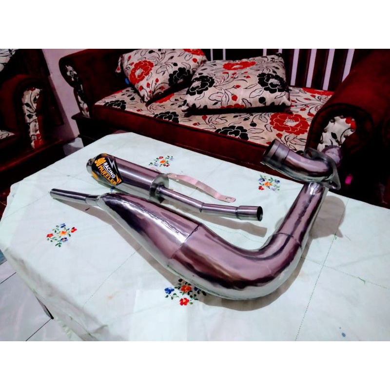 Knalpot Ninja Rx King Satria TS Trail Udang 2tak Racing Pnp Rangka Ktm Klx Gtx Yz
