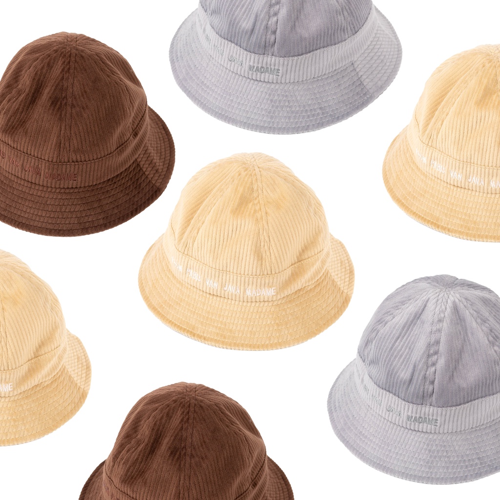 JAVAJONES Bucket Hat Corduroy Lembah | Topi Pria Wanita