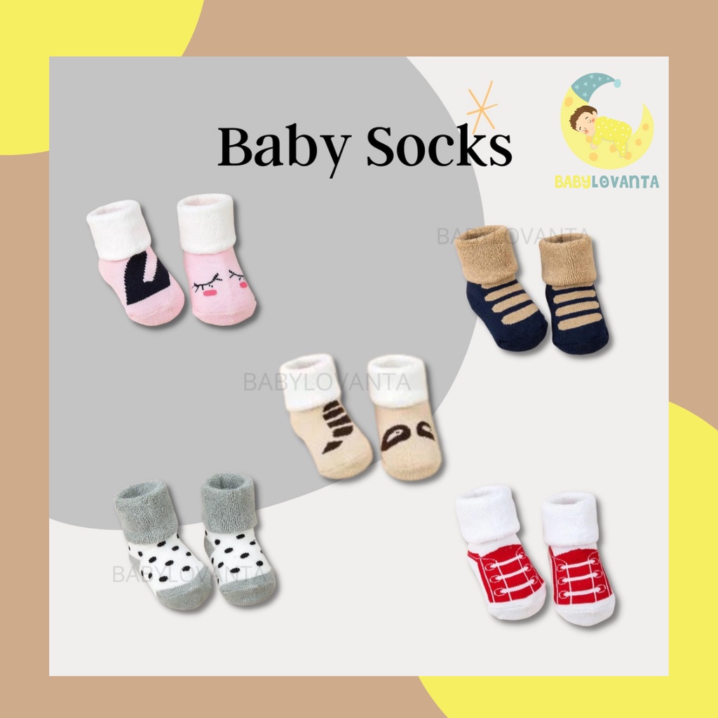 Babylovanta Kaos Kaki Anak / Kaos Kaki Bayi Motif Imut IMPORT KOREA