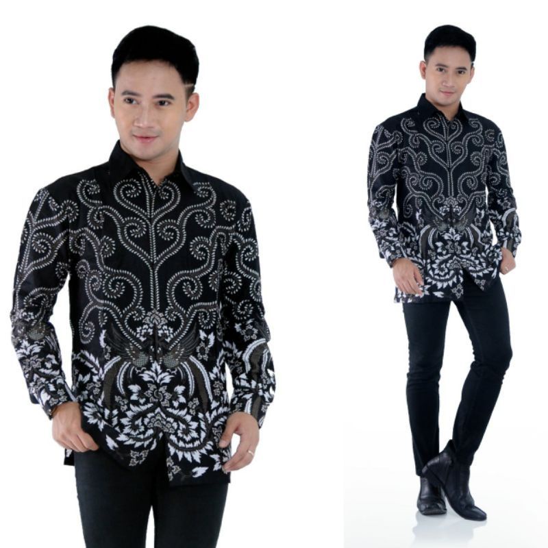 SIZE M L XL XXL XXXL BSWART Batik HRB026 Kenongo Hem / KEMEJA BATIK / KEMEJA