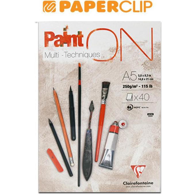 

Sale Sketchbook A5 Clairefontaine Paint On White 96538C Hemat