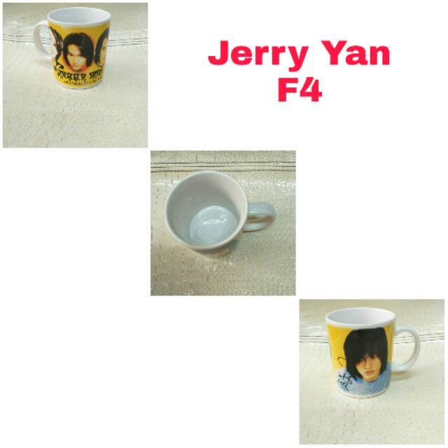 mug gelas cangkir f4 jerry yan vic chou limited edition