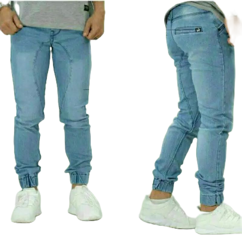 Celana Jeans Pria Joger Stretch