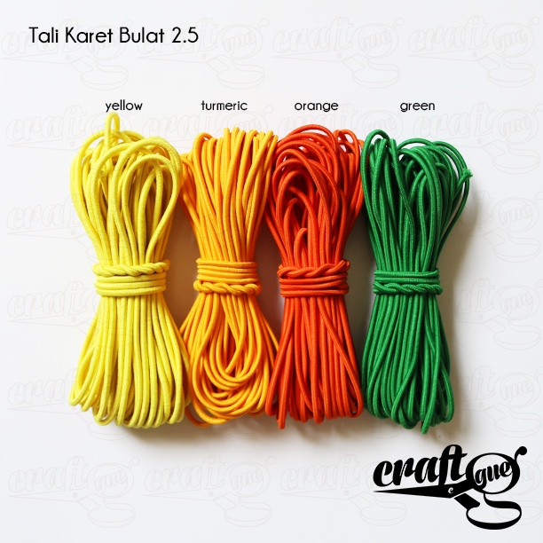 Tali Karet Bulat 2.5mm (Meter-an)