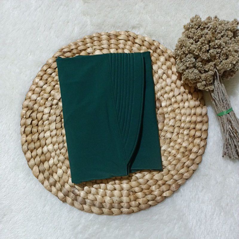 KHIMAR JERSEY PINGUIN JERSEY PREMIUM BEST Quality-Hijau Botol