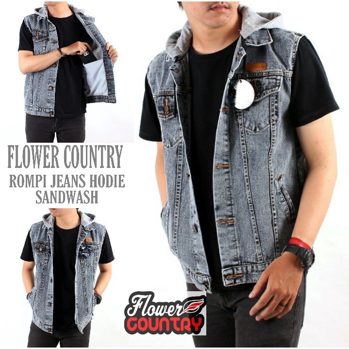 Jaket jeans levis rompi hoodie sanwosh pria/jaket rompi hoodie jeans keren-jaket pria/jaket terbaru 