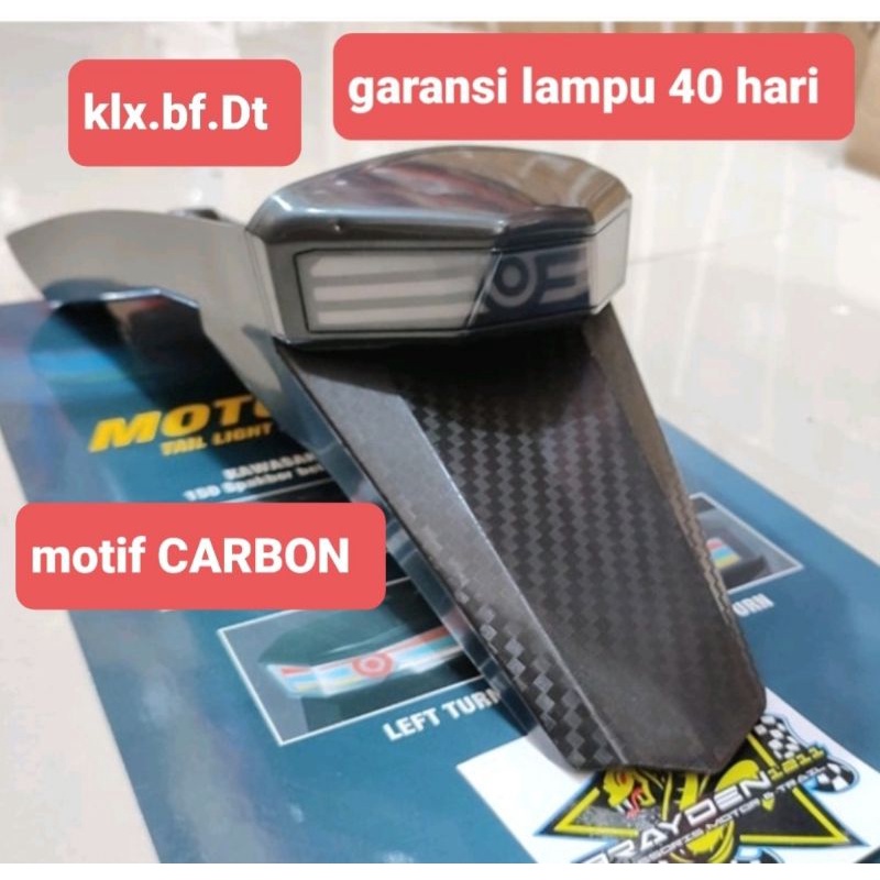 SPAKBOR BELAKANG KLX  BF DTRACKER/STOP LAMP 3IN1  LED KLX BF DTRACKER