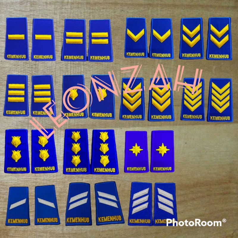 pangkat Kemenhub bordir