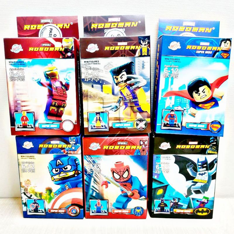 LEGO BOX MAINAN LEGO SUPER HEROES LEGO BONGKAR PASANG / MAINAN ANAK EDUKASI