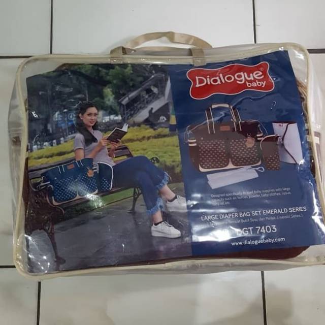 Dialogue Emerald Series Large Diaper Bag Set Emerald Series