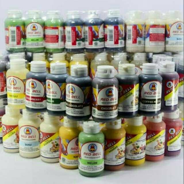 

perisa dan pewarna makanan redbel redbell 55 ml