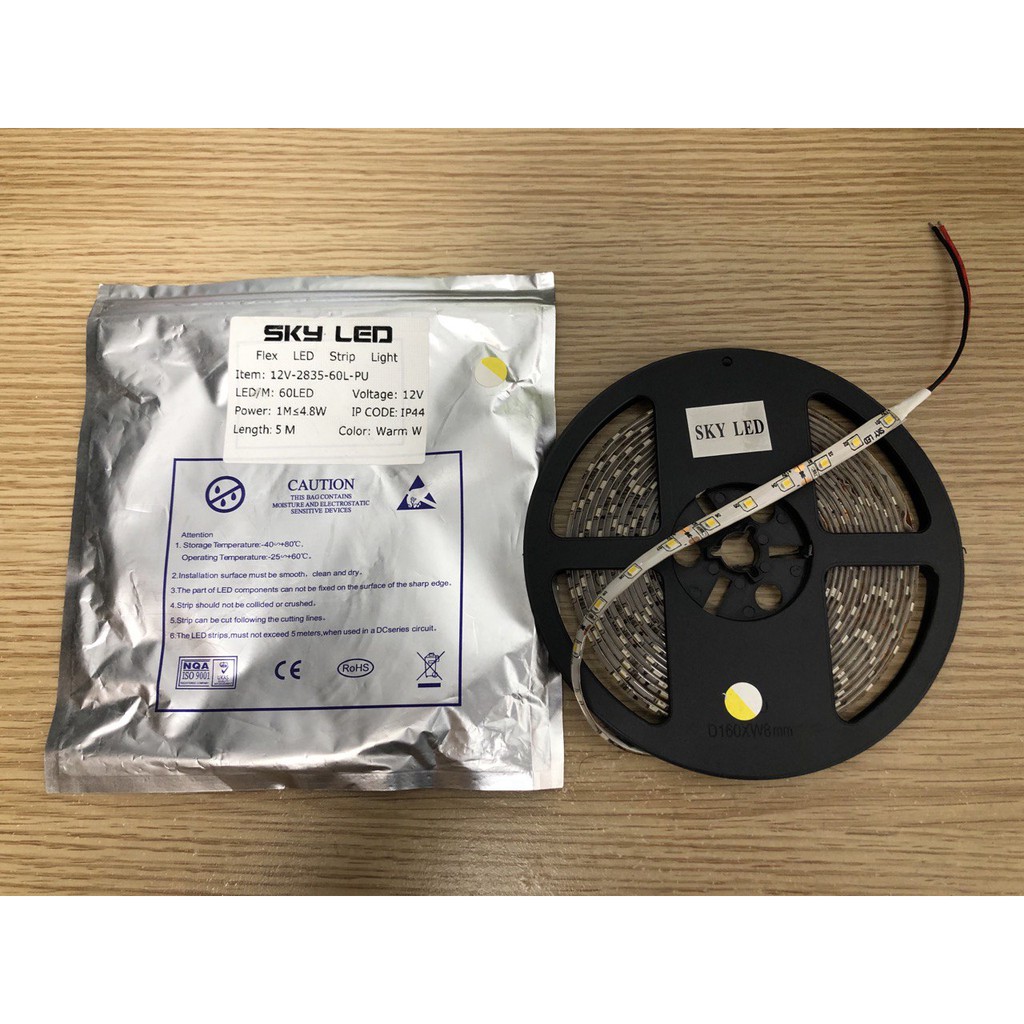 Lampu LED Strip Flexibel SKY LED IP44 12V - Warm White