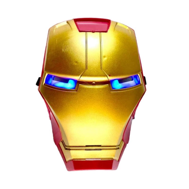 Mainan Anak Cowok Topeng Iron Man Led Nyala