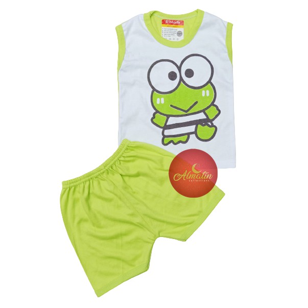 Baju Bayi 3 stel Oblong Kutung / Setelan Baju Bayi Keropi Dapat 3 Stel