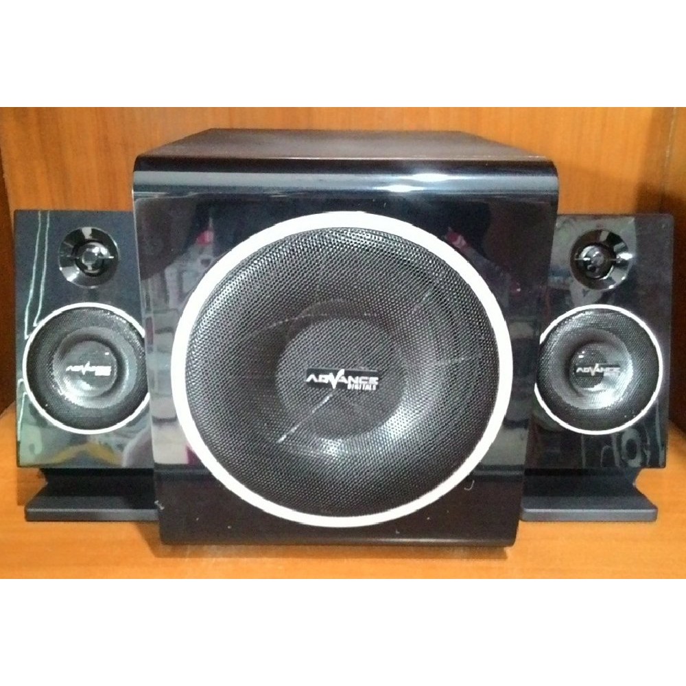 Speaker Multimedia 2.1 Advance M980FM RMS 60W Subwoofer System