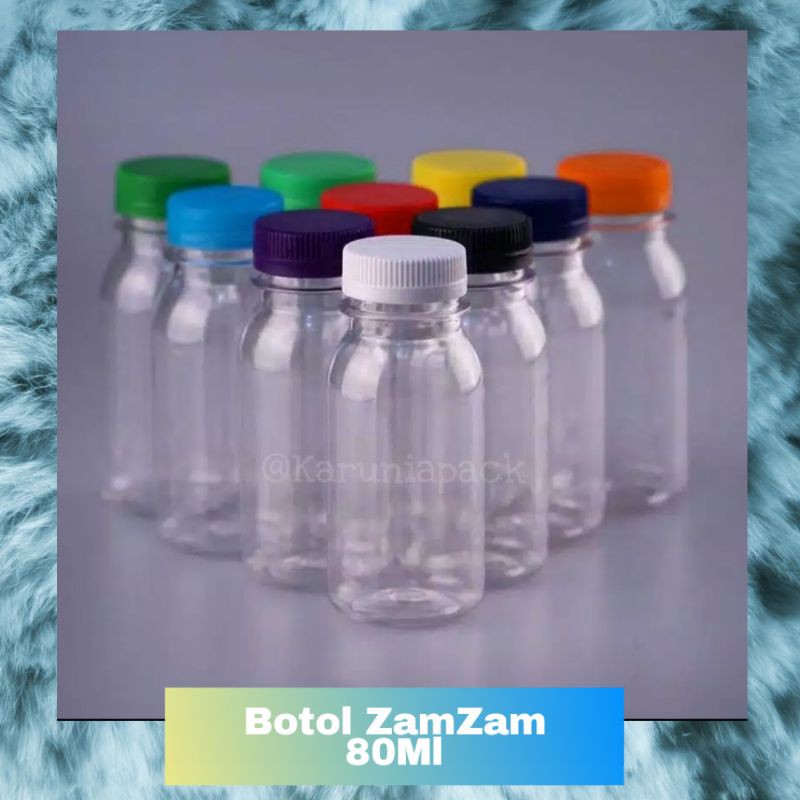 Botol Plastik zam-zam 80ml | Botol minum kecil