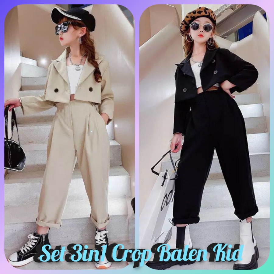 Baju Anak Perempuan Import Setelan Korea Umur 3 4 5 6 7 8 9 10 tahun | Baju Anak Cewek Murah