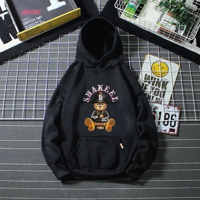 APPAREL PRIA New Sweater hoodie pria  BEARSHAK terlaris bahan katun bisa cod