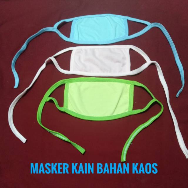 Masker bahan kaos