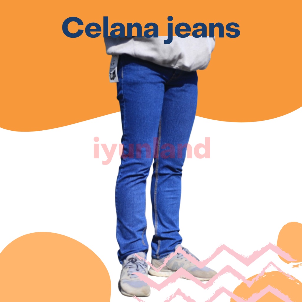 Jeans / celana panjang jeans biru / jeans jumbo / jeans bigsize big size