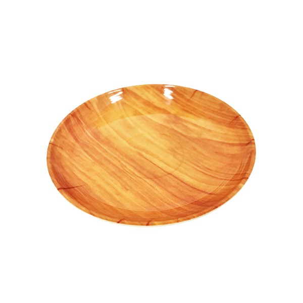 Onyx Centris Piring Bulat / Round Plate Natural Wood 6