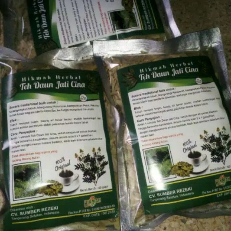 Teh Daun Jati Cina China    Teh Diet Herbal / Obat Diet