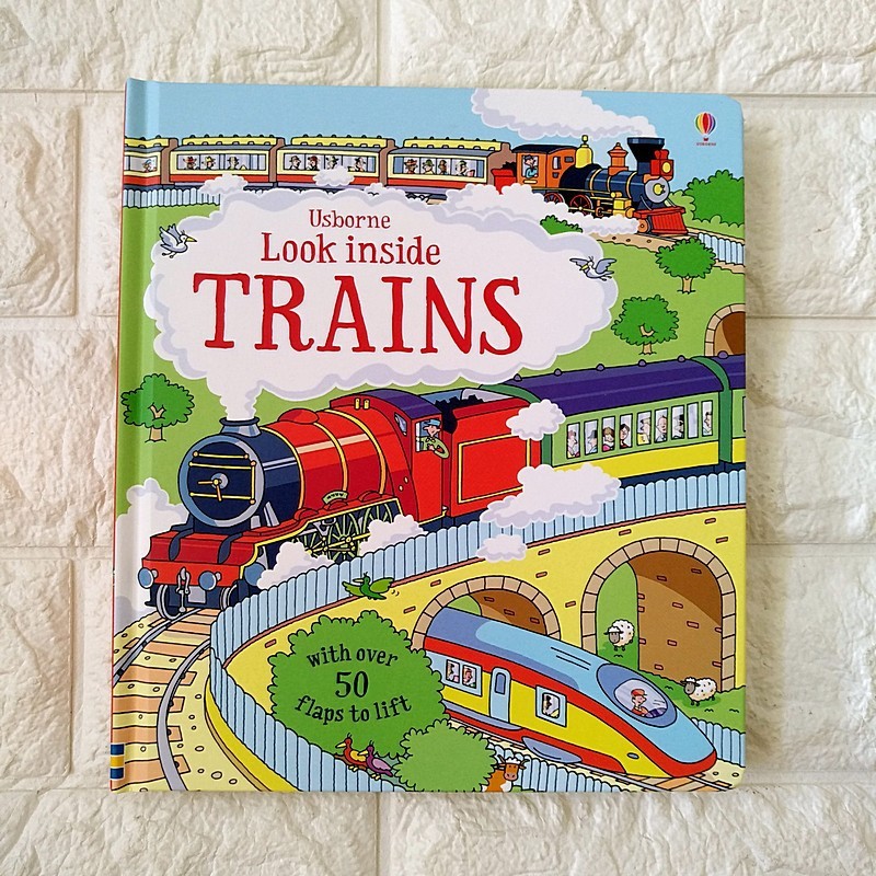 Usborne Look Inside Trains