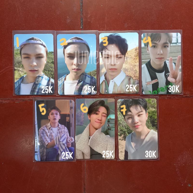 PHOTOCARD SEVENTEEN WOOZI THE8 VERNON HENGGERAE ATTACCA CARAT VER SYNNARA CHINA
