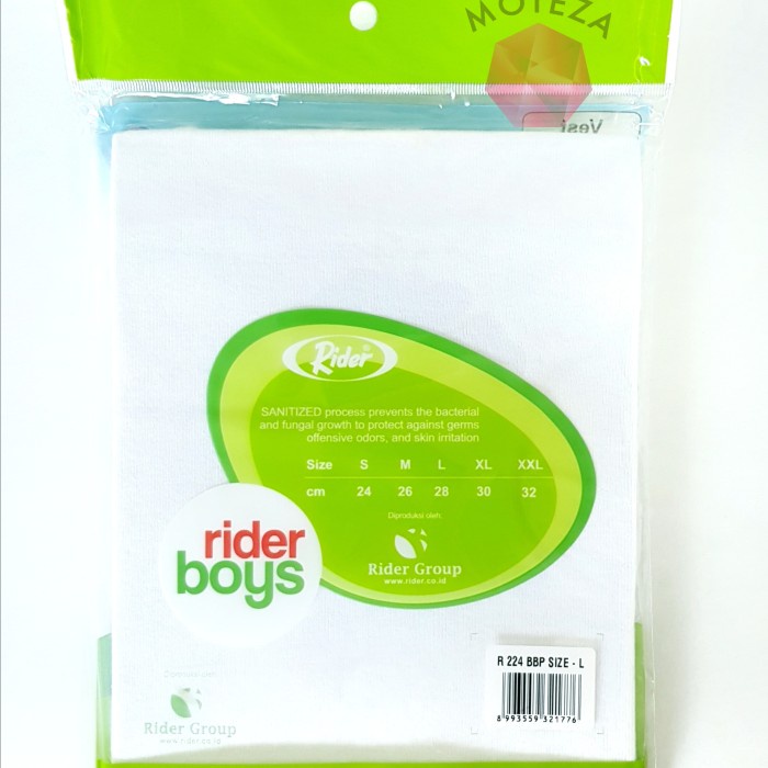 Kaos Dalam Singlet Vest Anak Laki-laki - Rider Boys R 224 BB