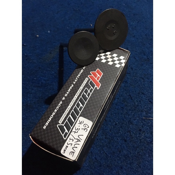 Klep gf racing 31 37 batang 5.5mm klep 31 37 batang 5.5 mm gf racing klep tiger megapro gl max neote