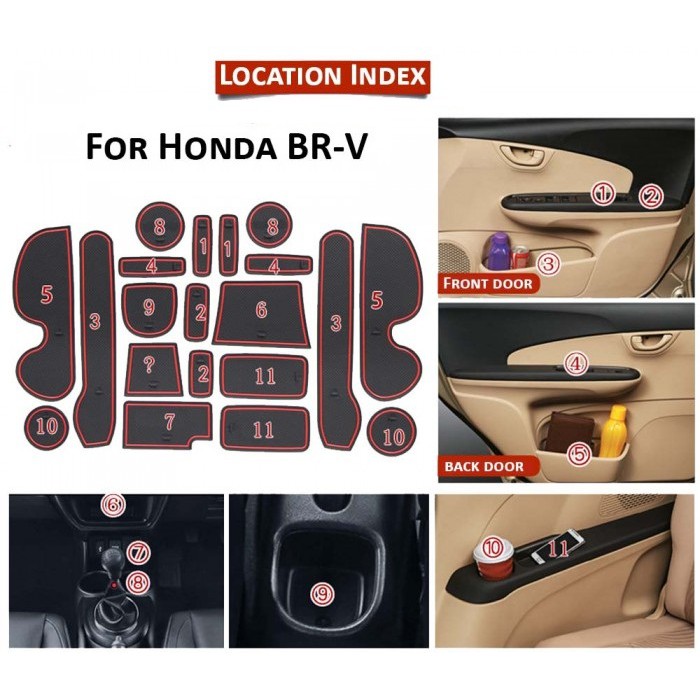 Matras Interior Mobil Honda BRV 2016-2020