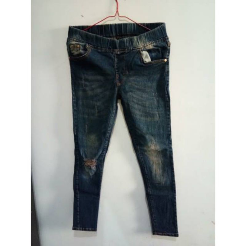 Preloved celana jegging ripped