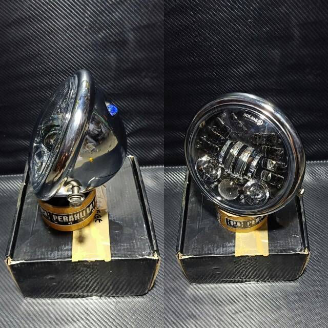 Lampu pesek daymaker 16 led set batok jute 5inci blue savir