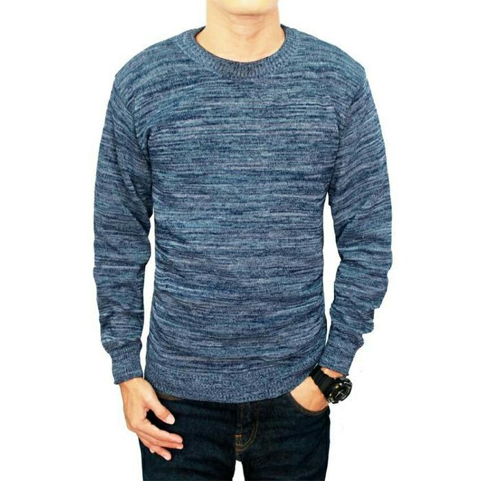 Sweater Rajut Twist polos/Sweater pria terbaru