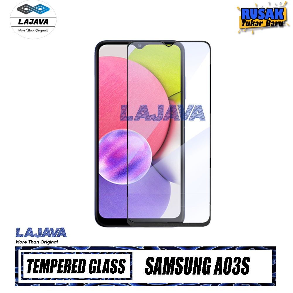 Tempered Glass Samsung A03S Tempered Glass Full Cover Samsung A03S 2021