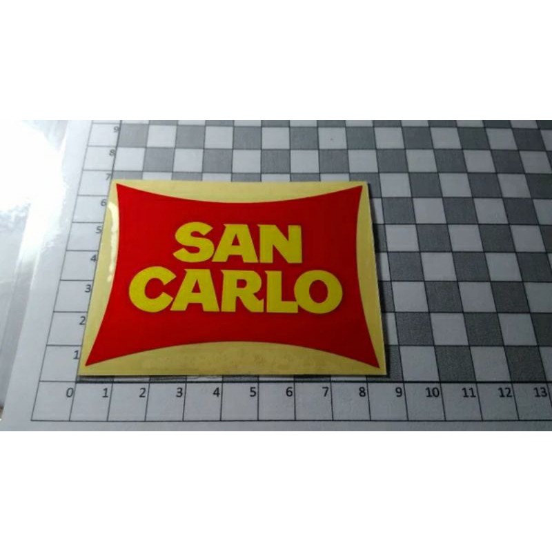 

stiker SAN CARLO