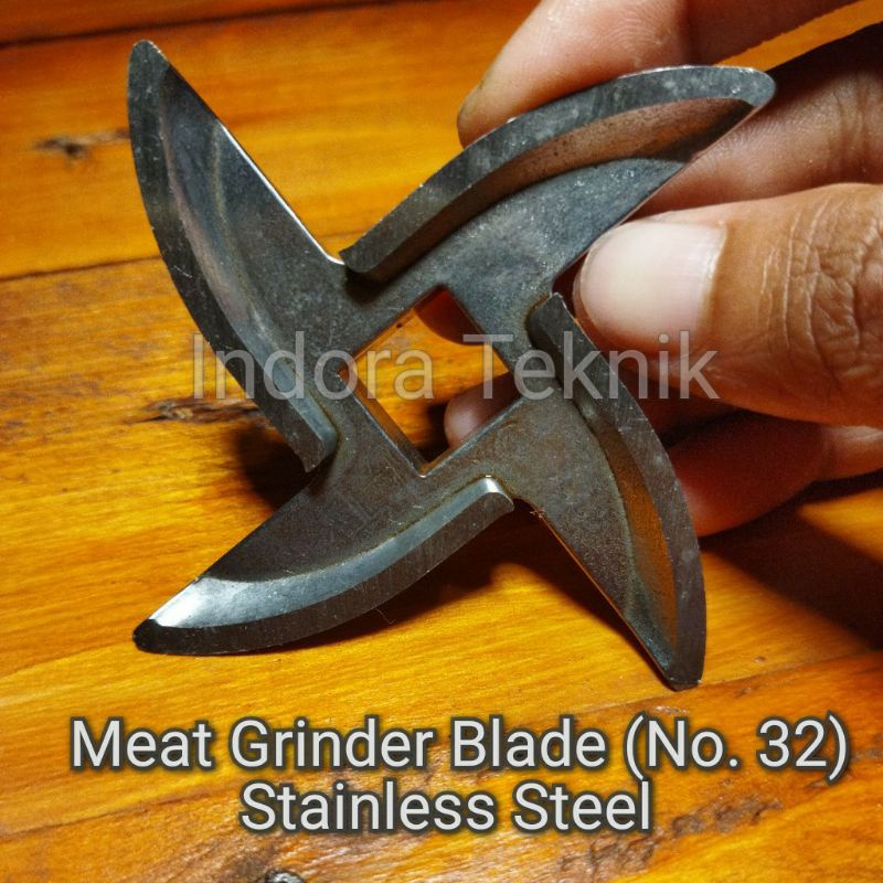 Pisau Gilingan Daging 32 Stainless - Spare Part Mesin Penggiling - Stenlis - Meat Mincer Blade - Gri