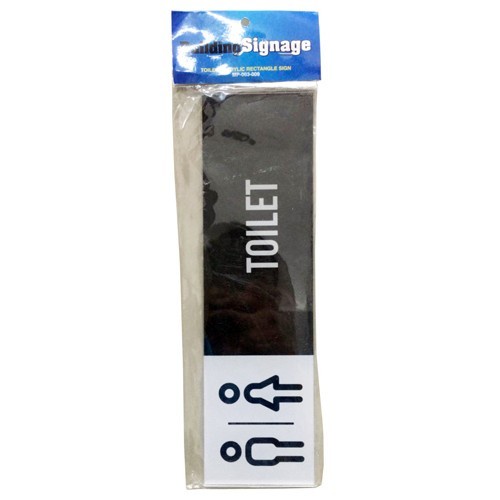 

tulis-alat-paket- acrylic rectangle sign toilet 28 x 8 cm -paket-alat-tulis.