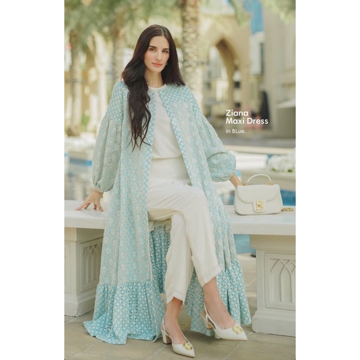 Ziana maxi dress blue XL